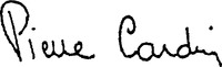 Mẫu nhãn hiệu Pierre Cardin