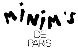Mẫu nhãn hiệu MINIM'S DE PARIS