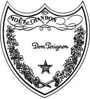 Mẫu nhãn hiệu MOËT et CHANDON Dom Pérignon