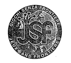 Mẫu nhãn hiệu JSF JEUX SANS FRONTIERES GIOCHI SENZA FRONTIERE