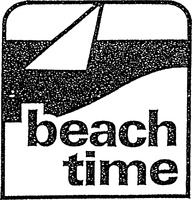 Mẫu nhãn hiệu beach time