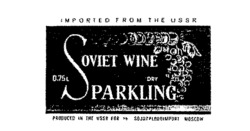 Mẫu nhãn hiệu SOVIET WINE PARKLING