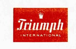 Mẫu nhãn hiệu Triumph INTERNATIONAL