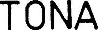 Mẫu nhãn hiệu TONA