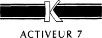 Mẫu nhãn hiệu K ACTIVEUR 7