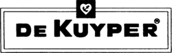 Mẫu nhãn hiệu DE KUYPER