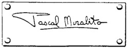 Mẫu nhãn hiệu Pascal Morabito