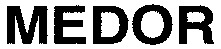 Mẫu nhãn hiệu MEDOR