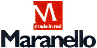 Mẫu nhãn hiệu M made in red Maranello made in red