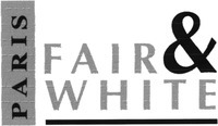 Mẫu nhãn hiệu FAIR & WHITE PARIS