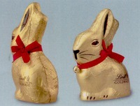 Mẫu nhãn hiệu Lindt GOLDHASE