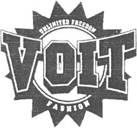 Mẫu nhãn hiệu VOIT FASHION UNLIMITED FREEDOM