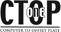 Mẫu nhãn hiệu CTOP ONE COMPUTER TO OFFSET PLATE