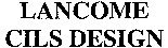 Mẫu nhãn hiệu LANCOME CILS DESIGN