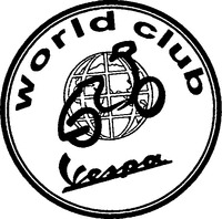 Mẫu nhãn hiệu Vespa world club