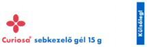 Mẫu nhãn hiệu Curiosa sebkezelo gél 15g Külsöleg!