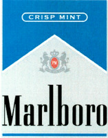 Mẫu nhãn hiệu Marlboro CRISP MINT