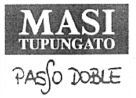 Mẫu nhãn hiệu MASI TUPUNGATO PASSO DOBLE