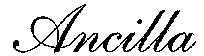 Mẫu nhãn hiệu Ancilla