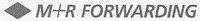 Mẫu nhãn hiệu M+R FORWARDING