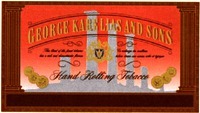 Mẫu nhãn hiệu GEORGE KARELIAS AND SONS Hand Rolling Tobacco
