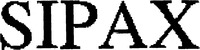 Mẫu nhãn hiệu SIPAX