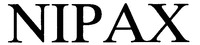 Mẫu nhãn hiệu NIPAX