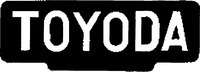 Mẫu nhãn hiệu TOYODA