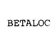 Mẫu nhãn hiệu BETALOC