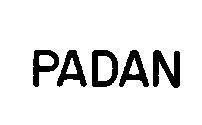 Mẫu nhãn hiệu PADAN