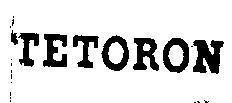 Mẫu nhãn hiệu TETORON