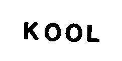 Mẫu nhãn hiệu KOOL