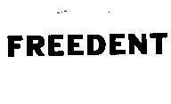 Mẫu nhãn hiệu FREEDENT