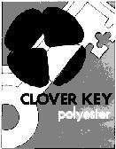 Mẫu nhãn hiệu CLOVER KEY-POLYESTER