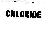 Mẫu nhãn hiệu CHLORIDE