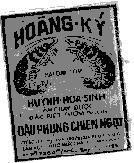 Mẫu nhãn hiệu Hoàng Ký-Huỳnh Hoa Sinh- Đậu Phụng Chiên Ngọt.