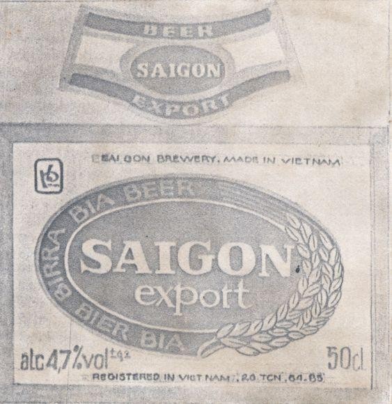 Mẫu nhãn hiệu SàI GòN export BIA BIER BIRRA BEER BEER SAI GON EXPORT