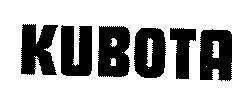 Mẫu nhãn hiệu KUBOTA