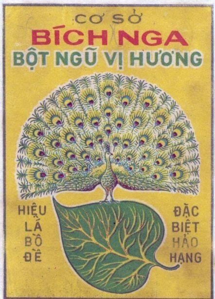 Mẫu nhãn hiệu CƠ Sở BíCH NGA BộT NGũ Vị HƯƠNG HIệU Lá Bồ Đề ĐặC BIệT HảO HạNG