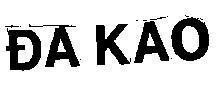 Mẫu nhãn hiệu Đa Kao