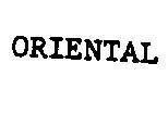 Mẫu nhãn hiệu ORIENTAL