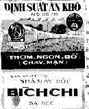 Mẫu nhãn hiệu Định Suất ăn Khô Thơm - Ngon - Bổ (Chay_Mặn) Sản Xuất Tại Nhà Máy bột Bích Chi SA - ĐEC