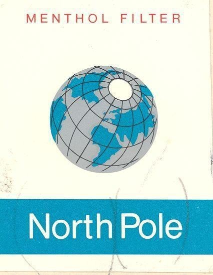 Mẫu nhãn hiệu MENTHOL FILTER North Pole