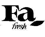 Mẫu nhãn hiệu FA FRESH
