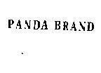 Mẫu nhãn hiệu PANDA BRAND