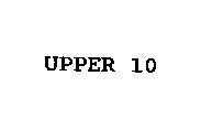 Mẫu nhãn hiệu UPPER 10