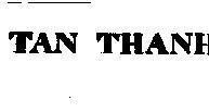 Mẫu nhãn hiệu Tan Thanh