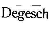 Mẫu nhãn hiệu DEGESCH