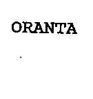 Mẫu nhãn hiệu ORANTA