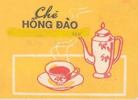Mẫu nhãn hiệu Chè HồNG ĐàO